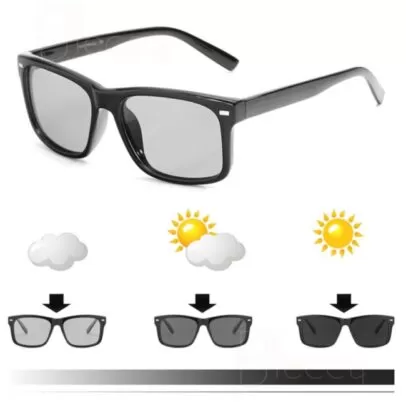 Gafas Sundark  (Bleccy) Fotocromáticas + Polarizadas - Marco Negro