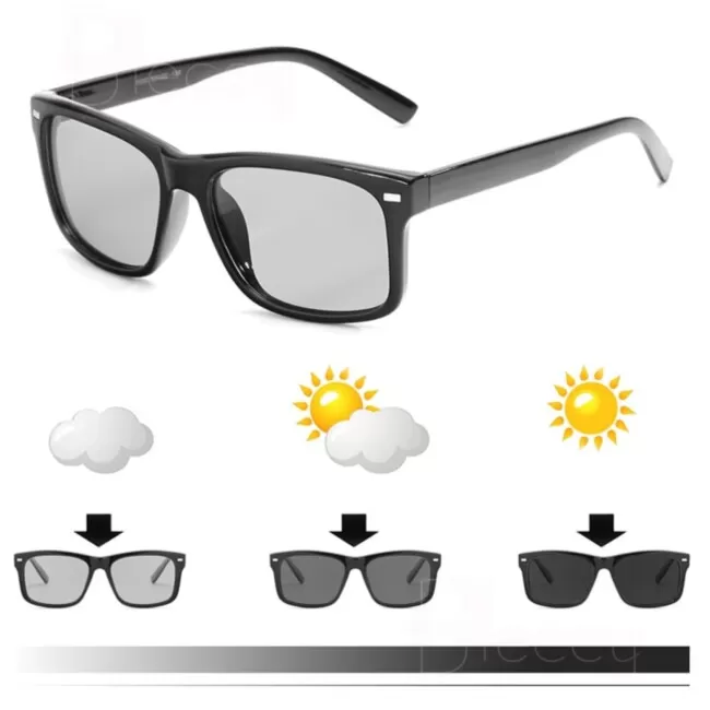 Gafas Sundark  (Bleccy) Fotocromáticas + Polarizadas - Marco Negro