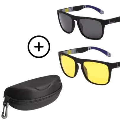 Sunrise Black+ Sunnny  (Kit De Gafas De Día y Noche) SP
