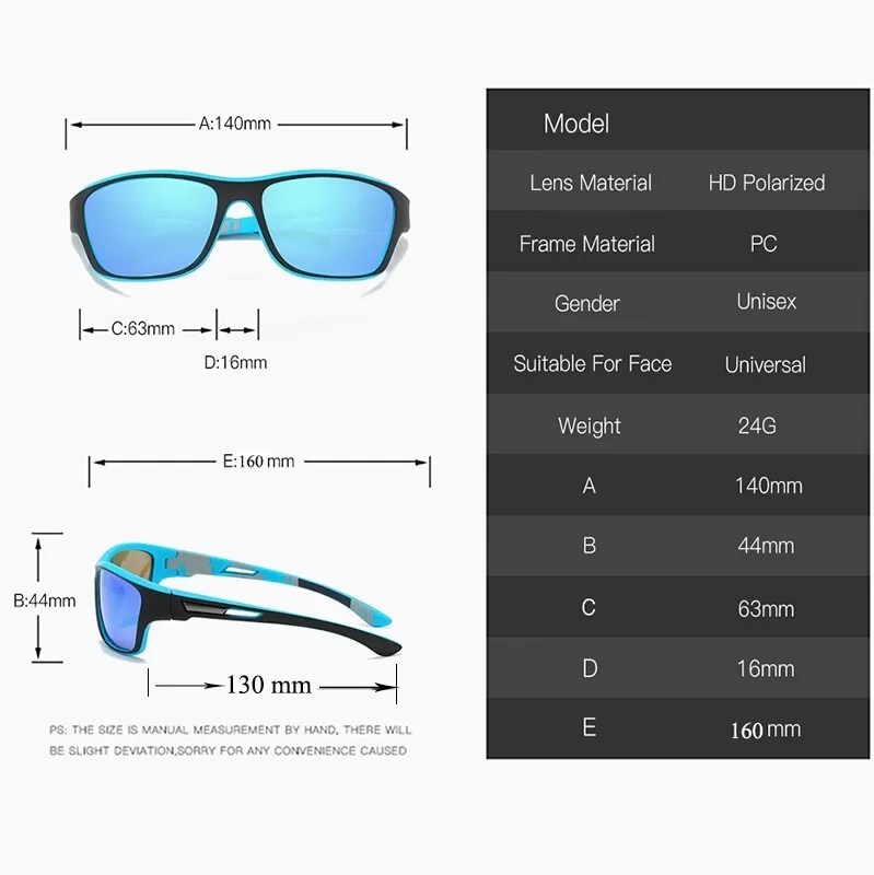 Gafas (Bleccy) Deportivas Vision Nocturna- Para Conducción Nocturna Modelo: Orion i621  - OA - Imagen 10